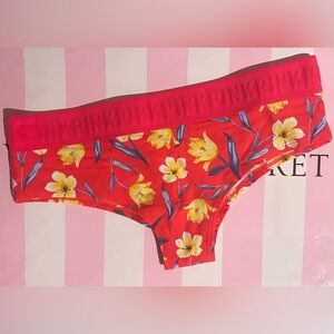 Victoria’s Secret Pink panties PINK Cheekster PINK floral PINK cotton Panties